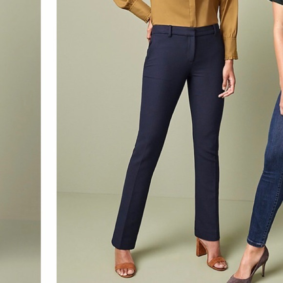 Ann Taylor “The Straight Pant” dark blue - Picture 4 of 7